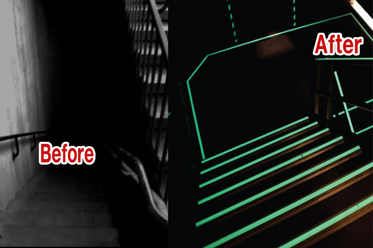 Fluorescent Anti-Slip Tape