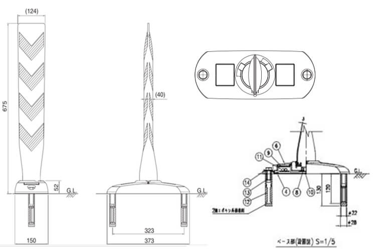 bikelanepost_solar8